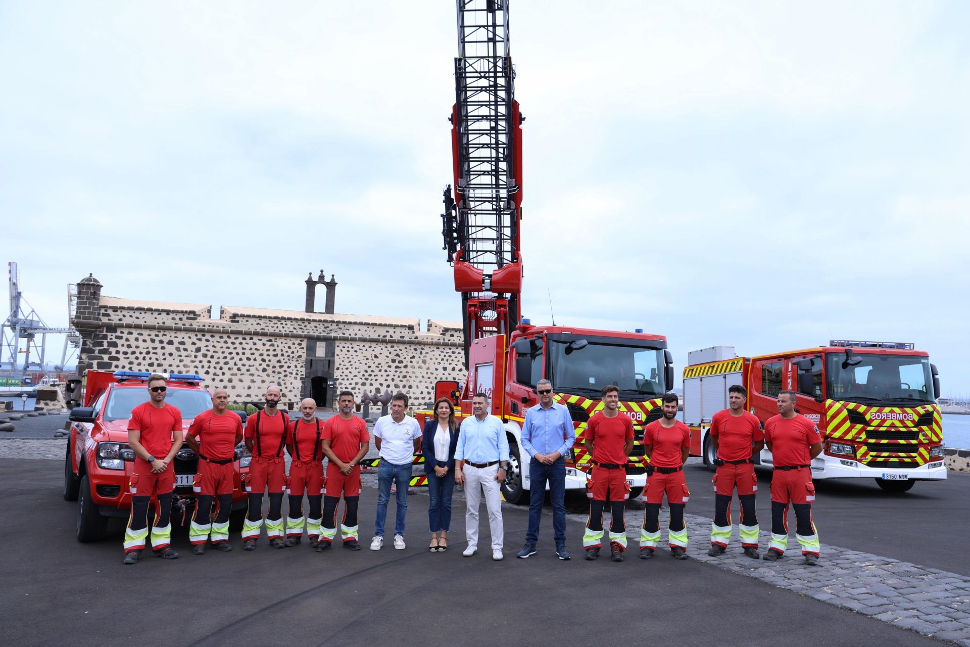 Bomberos de Lanzarote acuden a Madrid para participar en el Encuentro